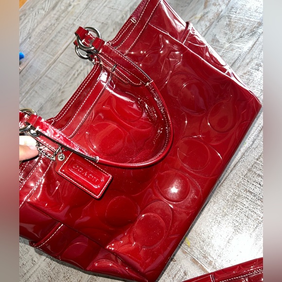 Ruby red Vintage purse and wallet - Picture 2 of 7